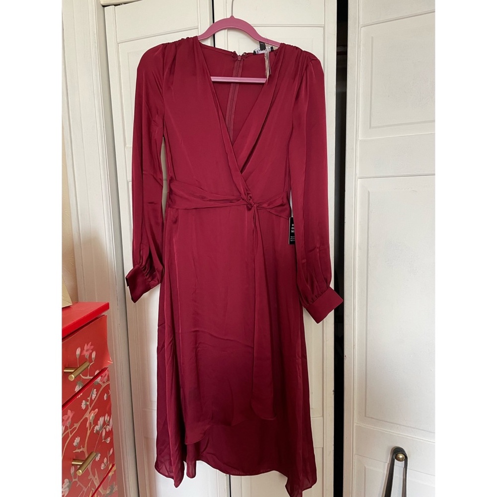 Beautiful maroon dress from Express.